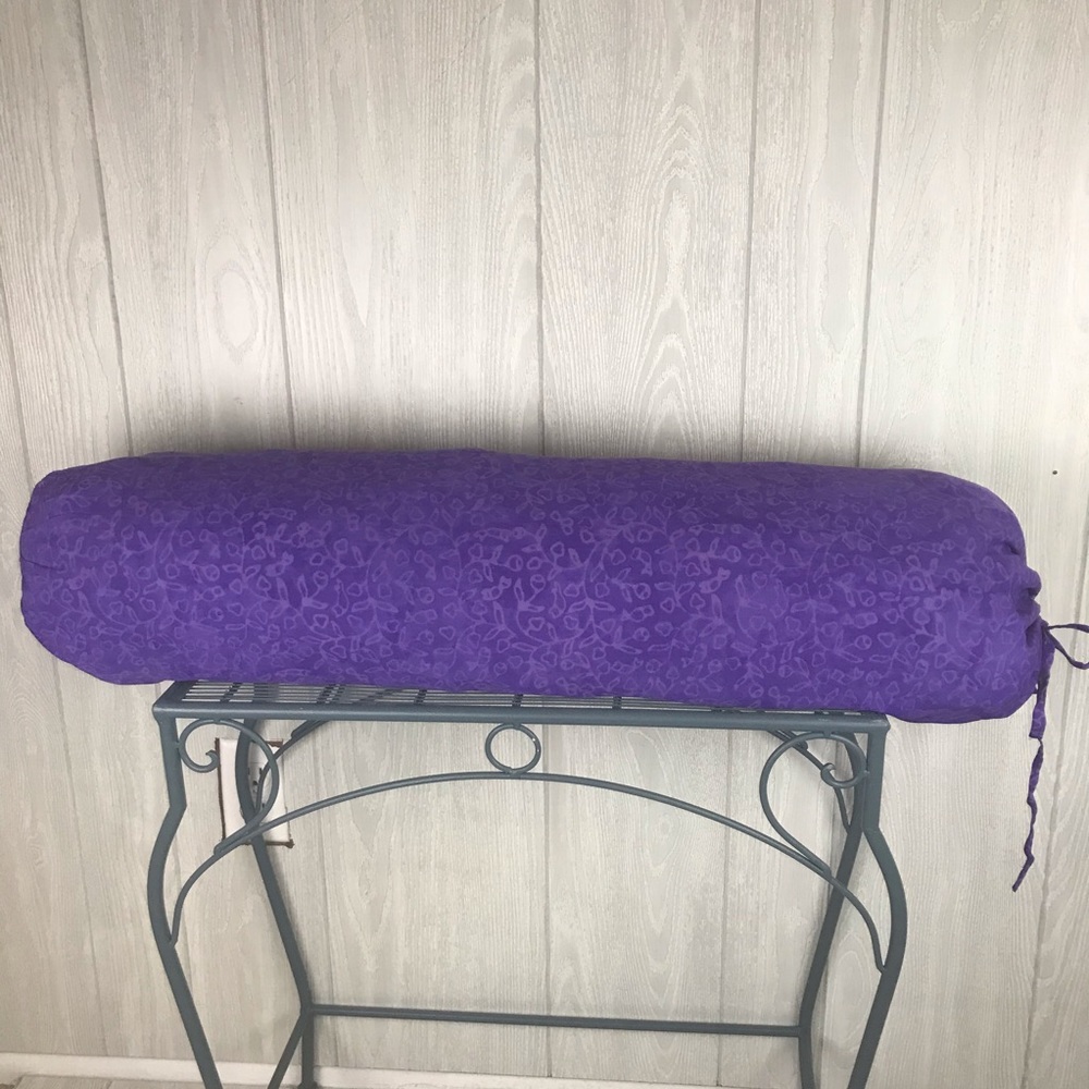 NWT Vintage Handmade lumbar body accent pillowcase cover purple 90’s NOS